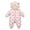 A, variant on Usaibhir Baby Snowsuit Baby Printed Winter Clothes Hooded Warm Outfits Zipper Romper Coat Jumpsuit 0-12 Months
