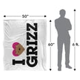 thumbnail image 5 of We Bare Bears Heart Grizz Officially Licensed Silky Touch Super Soft Throw Blanket 50' x 60', 5 of 6