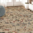 thumbnail image 7 of Superior Basilio Modern Medallion Indoor Area Rug, 4' x 6', Red, 7 of 7