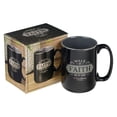 thumbnail image 3 of Walk By Faith Black Ceramic Coffee Mug - 2 Corinthians 5:7, 3 of 3