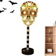 thumbnail image 5 of Pesadilla Antes De Navidad Decoraciones Ropa Cama Halloween, Lámpara Mesa De Calabaza Sala De Estar, Lámparas Noche De Escritorio Esqueleto Para La Luz Del Dormitorio, Fantasma De Linterna Hallow, 5 of 5