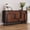 Geometric-Walnut, variant on ZOSQUARE Modern 54" Sideboard Cabinet with Multi-Storage Compartments, Geometric Credenza Storage Cabinet for Dining Room, Living Room