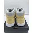 thumbnail image 5 of Ni - ke Air Jordan 1 Mid Mixed Textures Yellow Size 9 DA4666-001 Grey Gray New White, 5 of 5