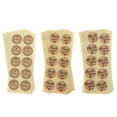 thumbnail image 3 of 9 hojas de papel Kraft gracias sello s galleta bolsa caja embaje etiquetas Zulema Etiquetas engomadas de agradecimiento, 3 of 8