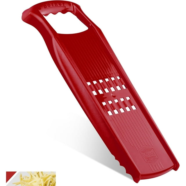 Shiyou-Rsti Râpe à Pommes de Terre Powerline - Râpe à Légumes pour Pommes de Terre Suisses Rsti (Bruns Râpés), Courgettes - Déchiqueteuse de Légumes pour Pommes de Terre Crues, Courgettes et Plus - Trancheuse (Rouge)