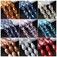 thumbnail image 2 of U8MO 20pcs 15x10mm Teardrop Faceted Crystal Glass Losse Beads Bulk Wholesale Lot-165# Lt Champagne, 2 of 5