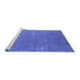 thumbnail image 2 of Ahgly Company Machine Washable Indoor Rectangle Oriental Blue Industrial Area Rugs, 7' x 10', 2 of 4