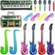 thumbnail image 1 of wonima44 Inflatable Rock Star Toys Set Inflatable Guitar Microphone for 80's Party Decorations 90s Party Favors Hip Hop Inflatable Instruments Party Props Theme Party Supplies for Kids & Adults 17Pack, 1 of 1