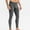 Gray, variant on BUIGTTKLOP Leggings for Men Compression Low Waisted Yoga Pants Ankle Length Stretchy Athletic Workout Running Gym Tights