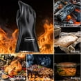 thumbnail image 5 of Royal Gourmet Heat-Resistant Full-Finger Polyester and Cotton Gloves, Black, 5 of 7
