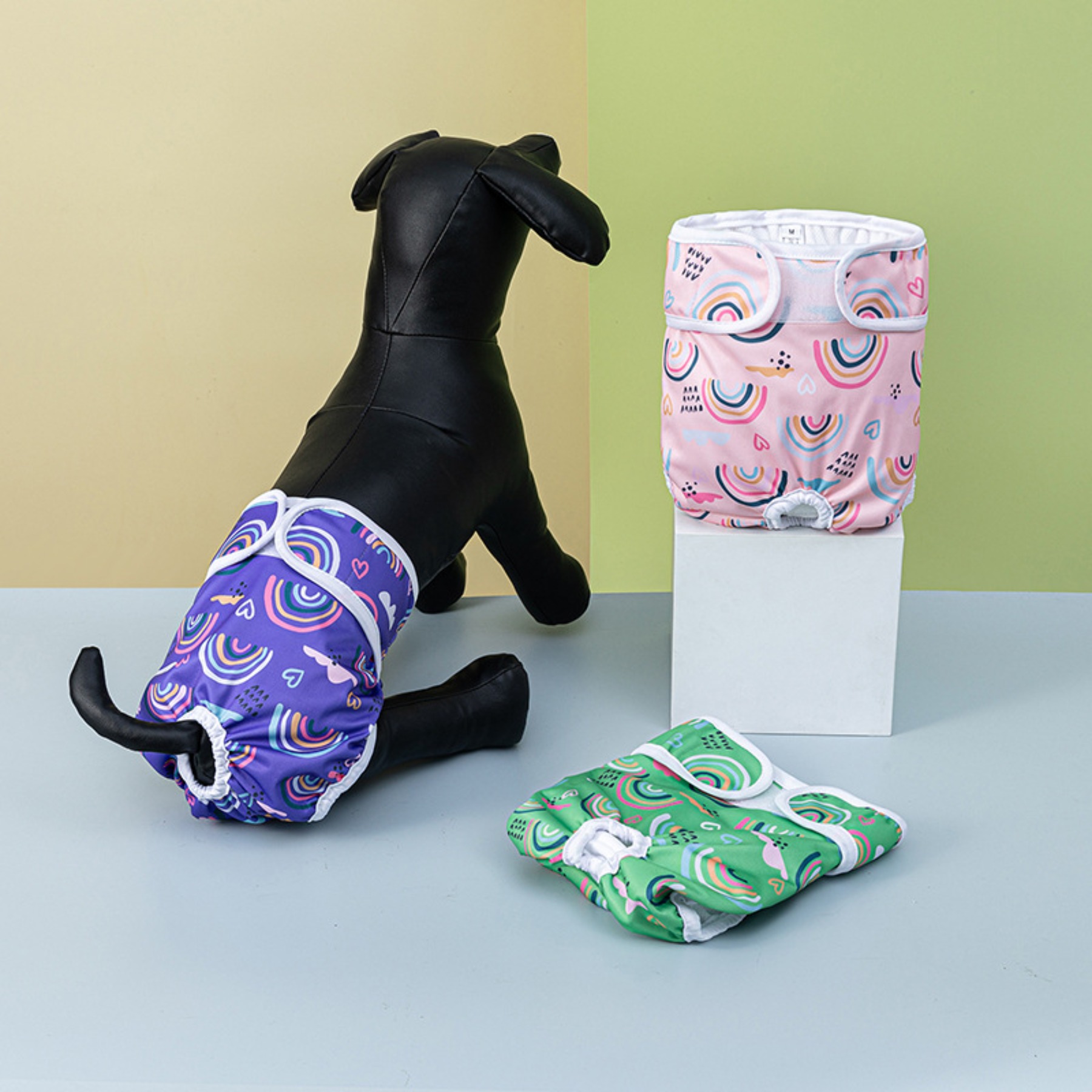 Reusable Pet Diapers for Female Dogs Washable Dog Period Underwear Anti Leakage Comfortable Cloth Panties