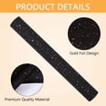 thumbnail image 3 of Tripumer 1 Roll Gold Foil Design Shiny Flakes Gift Wrapping Paper Roll 17 inch X 33 feet for Wedding Holiday Party Father’s Day Black, 3 of 7
