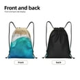 thumbnail image 5 of Bingfone Beach Drawstrings Backpacks Bags For Men Women Gym Drawstrings Bag, 5 of 9