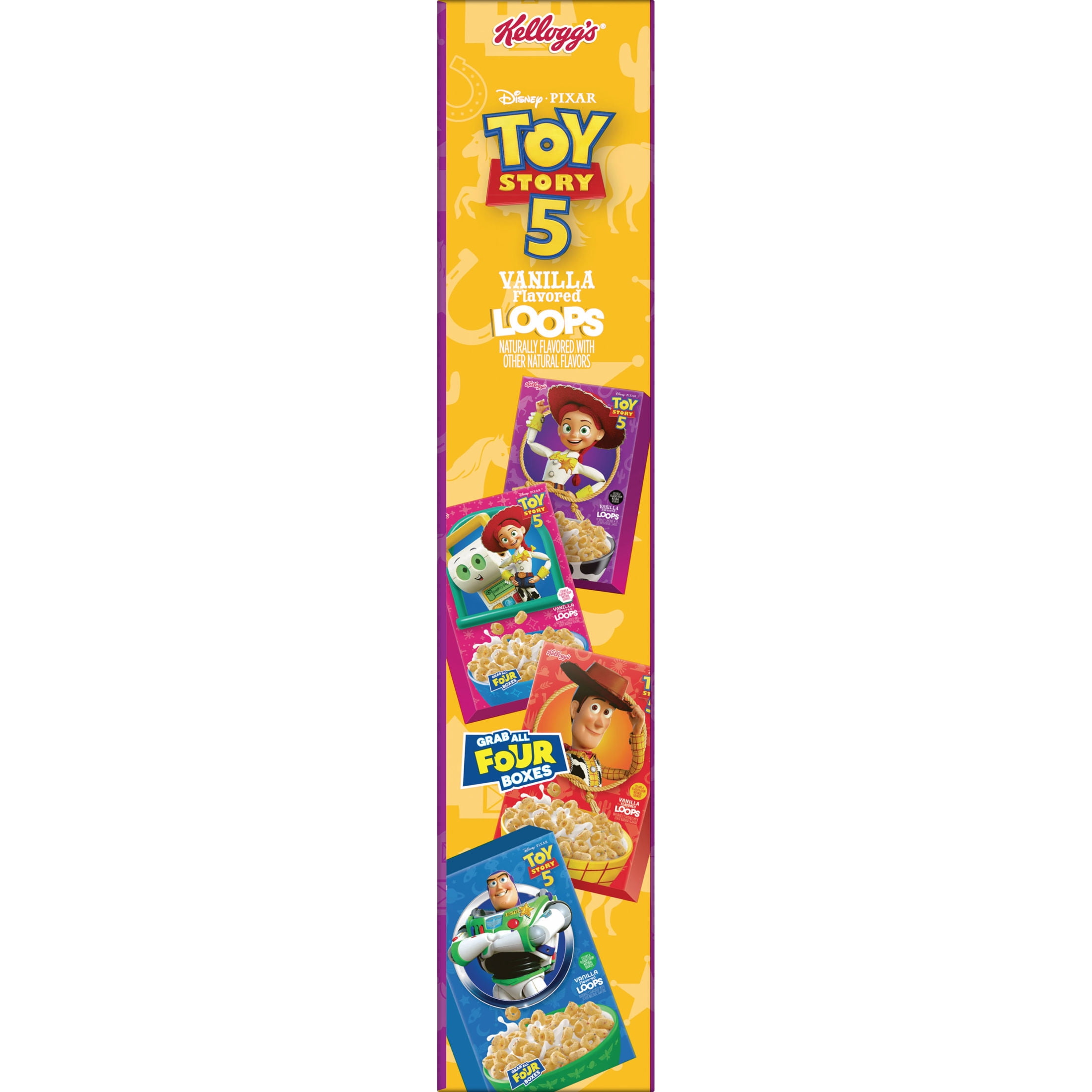 Kellogg's Vanilla Flavored Loops Breakfast Cereal, Limited Edition, 13.2  oz