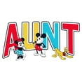 thumbnail image 2 of Women's Mickey & Friends Aunt Collegiate Graphic T-Shirt, 2 of 4