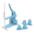 thumbnail image 3 of Button Press Machine Button Making Machine Badge/Button Maker 0.98, 1.26, 2.28", 3 of 18