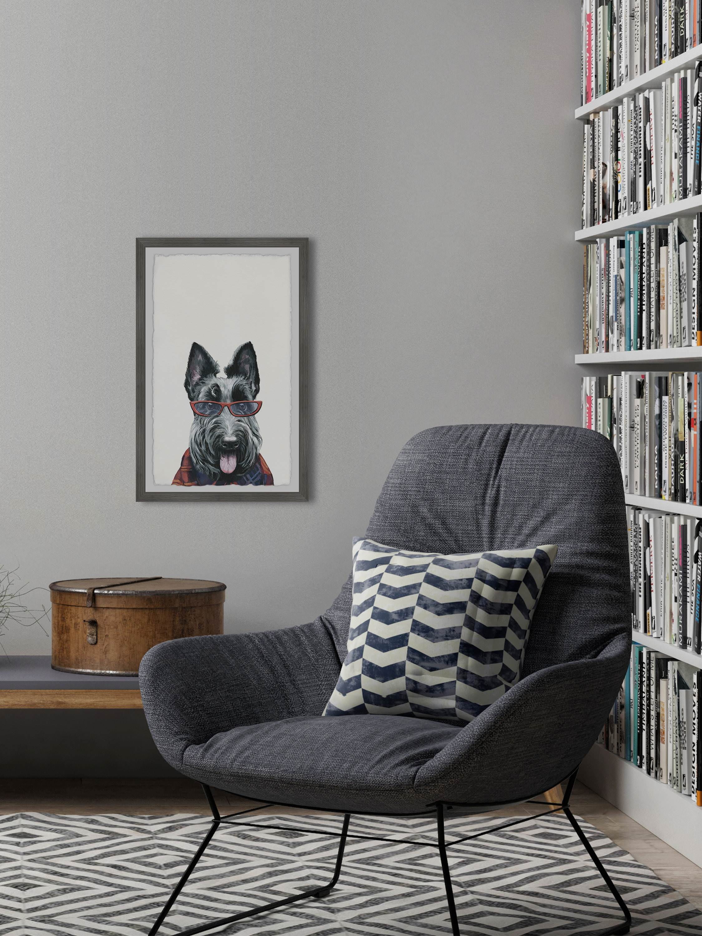 Marmont Hill "Jaunty Style" Framed Painting Art Print, 8.00" x 1.50"