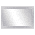 thumbnail image 2 of Frame My Mirror Framed Wall Mirror - Brushed Chrome 20" x 24" Mirror - Ideal for Bathroom, Wall Decor, Bedroom and Livingroom - Moisture Resistant with Safety Backing - Pendleton Design, 2 of 11