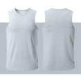 thumbnail image 4 of Blczomt Shirt Mens Tank Tops under $5 Summer Lightweight Sleeveless Tops Gray Quick Dry Crew Neck Breathable Tank Top, 4 of 7