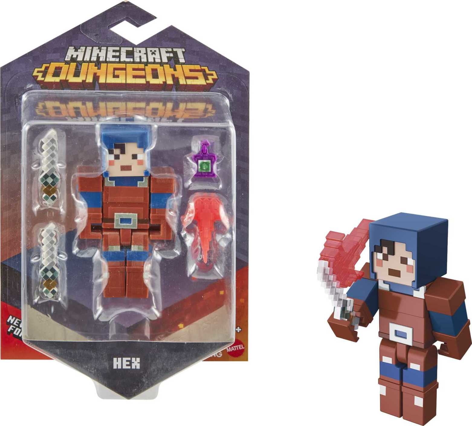 Minecraft Dungeons 3.25inch Scale Hex Figure with Accessories