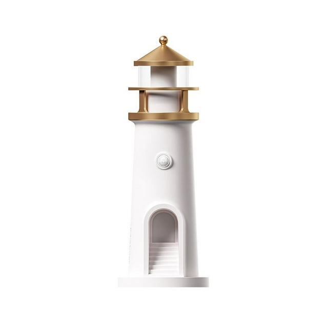 KKwercv Moon Lamp Projector Night Light, Lighthouse Decor Night Light, Moon Light Galaxy Projector Lamp, sic Motion Sensor Moonlight Lamp,Rechargeable LED Aesthetic Table Lamp Xmas Birthday Gifts
