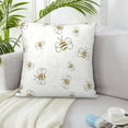 thumbnail image 6 of ZICANCN Bees Design Nature Decorative Throw Pillow Covers , Couch Sofa Decorative Knit Pillow Covers for Living Room Farmhouse 16"x16", 6 of 8