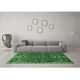 thumbnail image 3 of Ahgly Company Indoor Square Persian Emerald Green Traditional Area Rugs, 5' Square, 3 of 4