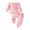 a15-Pink, variant on yboeqw Infant Baby Girl Clothes Outfits Fall Winter Long Sleeve Sweatshirts Pants Cute Kids Girl 2 Piece Set,Size 6-12 Months