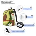 thumbnail image 4 of Yiaed Avocado1 Print Backpack, Premium Laptop Backpack, Travel Backpack for Women, Lightweight Backpacks, Comfortable Back Pack-Small, 4 of 5