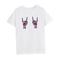thumbnail image 4 of Camiseta para mujer, camiseta básica transpirable de verano para caminar, trabajo, regalo del día de San Valentín XL, 4 of 7