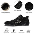 thumbnail image 2 of Mens Casual Boots Slip Resistant Lightweight Driving Boots Vintage Leather Black 8.5 US, 2 of 7