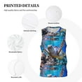 thumbnail image 3 of Naloa Sea Turtle Swims Basketball Jersey Reversible Men's Mesh Athletic Sports Shirts Training Practice S-4XLSmall, 3 of 6