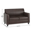 thumbnail image 6 of Flash Furniture HERCULES Diplomat Series Reception Set in Brown LeatherSoft, 6 of 11