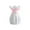 White, variant on YIMWNYI Small Fresh Wedding Candy Box, Personalized Companion European Lace Plastic Vase, Flower Arrangement Decorative Vase for Home Decoration, Multi-Color Options