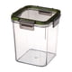 thumbnail image 4 of Wmhnj Juego de 5 recipientes hermticos para almacenar alimentos con tapas con cierre, de plstico transparente, para organizar la despensa de la cocina, para harina, azcar, refrigerios y granos., 4 of 8