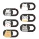 thumbnail image 3 of Webcam Privacy Cover Slide 6Pcs Assorted Color Rectangular Design For Daily Use Robbing Privacy Protection, 3 of 3