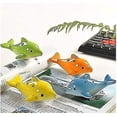 thumbnail image 3 of Flauta Ocarina HUOGUO con dibujos animados de delfines, 6 agujeros, cerámica, verde, 3 of 5
