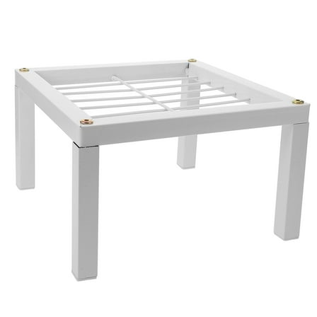 WHAMVOX Plant Rack Standing Plant Stand Iron Flower Stand 25.00X25.00X15.00CM White