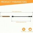 thumbnail image 5 of CEORPER Clutch Cable Assembly For 42 Inch Riding Lawn Equipment 32 Inch Conduits Durable Weatherproof Construction, 5 of 6