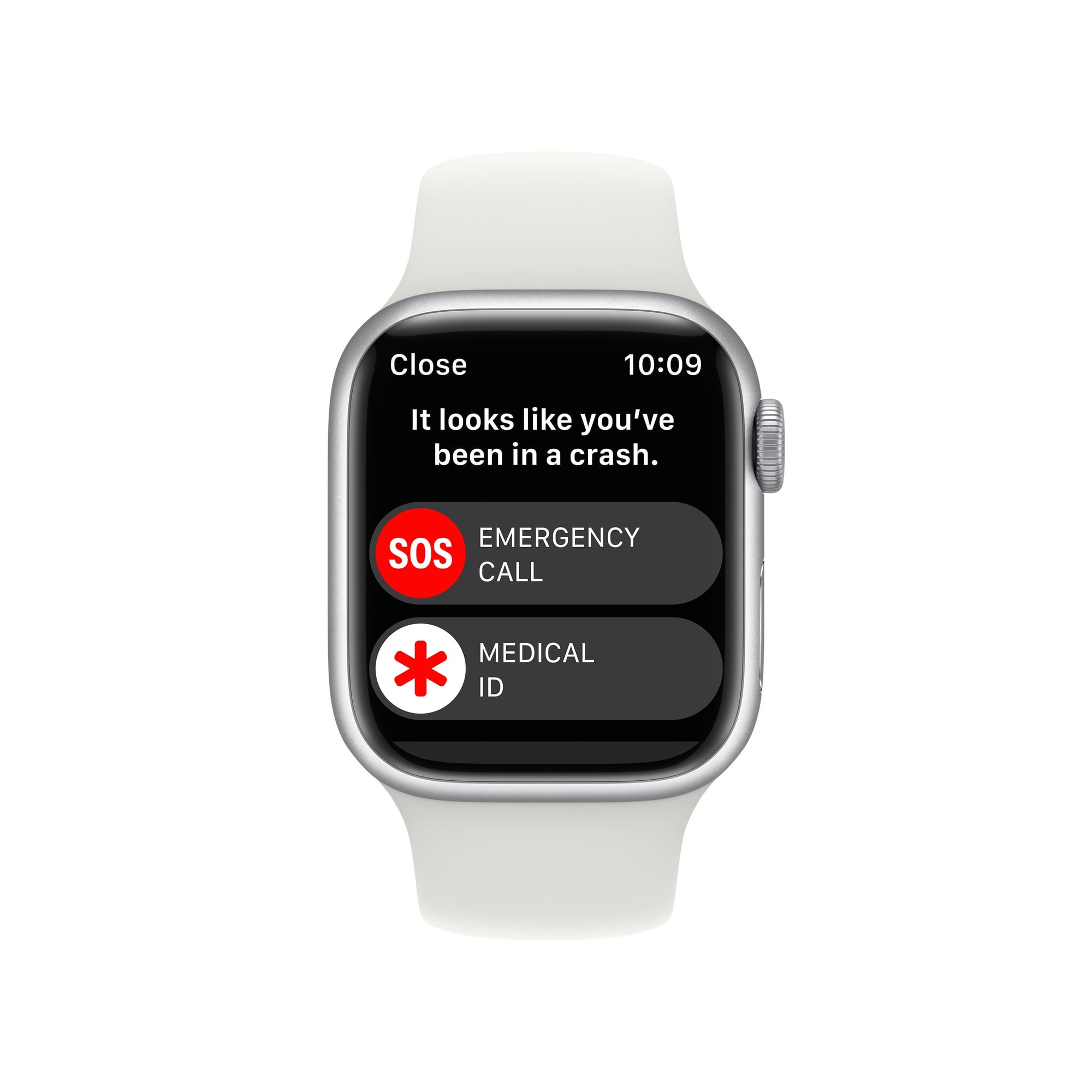 Restored Apple Watch Series 8 (GPS+ Cellular 41MM) Silver Aluminum Case with White Sport Band (Refurbished)