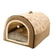 thumbnail image 1 of Tienda Portátil 2 en 1 para Perros Y Gatos, Refugio para Mascotas, Cojín Extraíble, Cama para Perros Y Gatos con Autocalentamiento, Nido para Cachorro M, 1 of 8