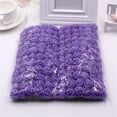 thumbnail image 4 of 144pcs Artificial Flowers Mini Foam Roses with Stem Wedding Bouquet Decor Purple, 4 of 6