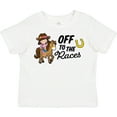 thumbnail image 3 of Inktastic Off to the Races with Cowgirl on Horse Girls Toddler T-Shirt, 3 of 5