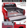 thumbnail image 6 of TIPTOP Tri-Fold Hard Tonneau Cover Truck Bed FRP On Top For 2019-2024 Ranger 6ft Bed (72.7") | TPM3 |, 6 of 7
