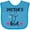 Turquoise, variant on Inktastic Doctors Kid Physician Stethoscope Girls Baby Bib