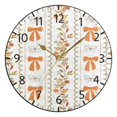 thumbnail image 5 of BZSMCE Decorative Wall Clock Size：25cm Ribbon Floral Border Pattern, 5 of 10