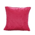 thumbnail image 4 of Home Soft Things Faux Fur Throw Pillow Cover 4 Piece Set-Persian Red - 20" x 20", 4 of 9