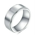 thumbnail image 1 of Rotating Glossy Men\‘s Simple Fashion Ring, 1 of 4