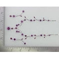 thumbnail image 5 of Faship Gorgeous Purple Rhinestone Crystal Floral Necklace Earrings Set, 5 of 5