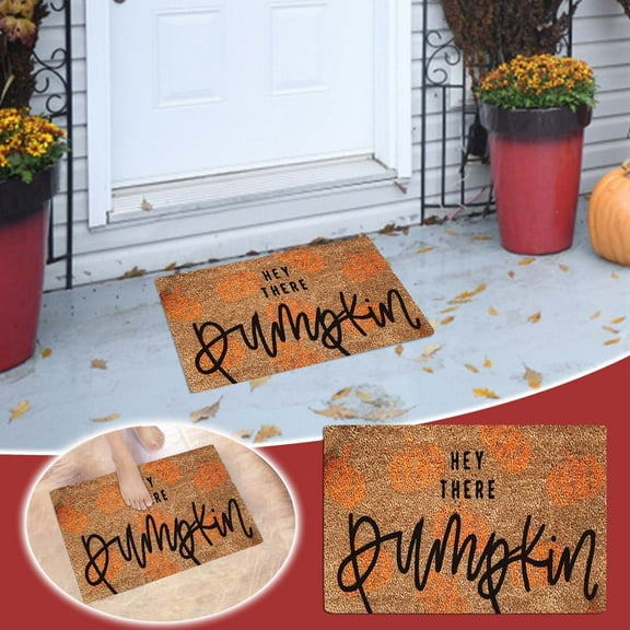 Fridja Halloween Door Mat Cartoon Floor Mat Hallway Kitchen Foot Mat Soft Carpet Clearance